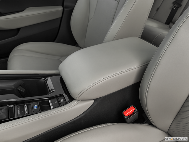 2023 Honda Accord Hybrid | Front center console with closed lid, from driver’s side looking down