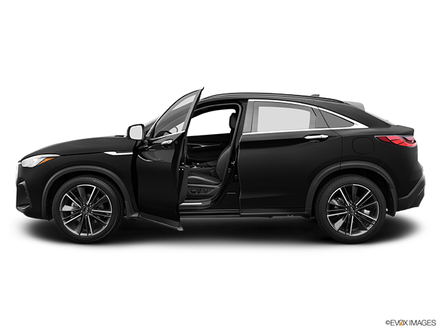 2024 Infiniti QX55 | Driver's side profile with drivers side door open