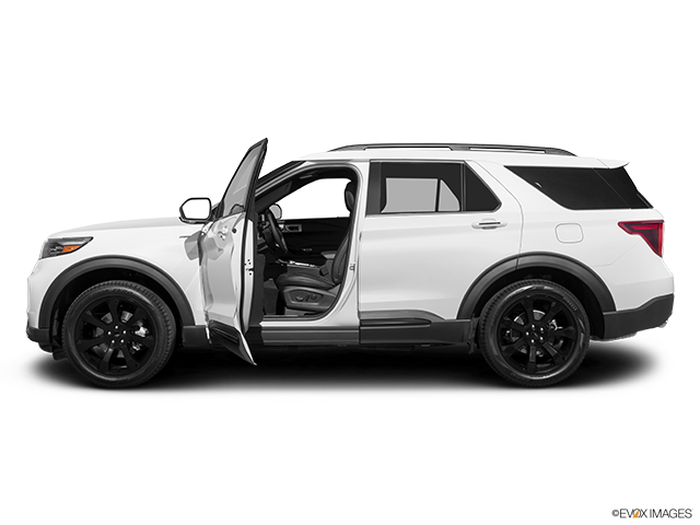 2025 Ford Explorer | Driver's side profile with drivers side door open
