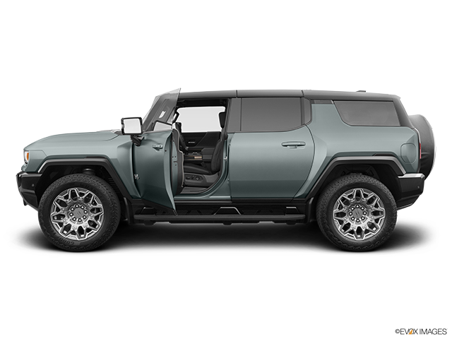 2024 GMC HUMMER EV | Driver's side profile with drivers side door open
