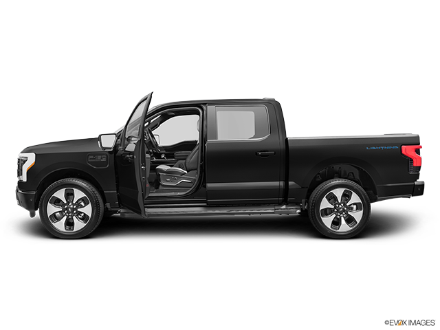 2023 Ford F-150 Lightning | Driver's side profile with drivers side door open