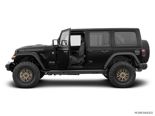2023 Jeep Wrangler 4-Door | Driver's side profile with drivers side door open
