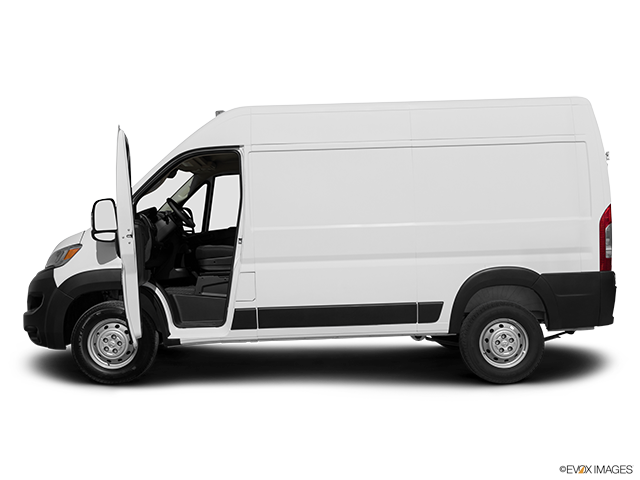 2023 Ram ProMaster Cargo Van | Driver's side profile with drivers side door open