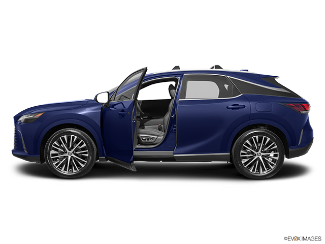 2023 Lexus RX 350h | Driver's side profile with drivers side door open
