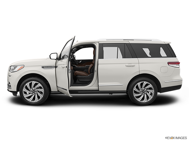 2024 Lincoln Navigator | Driver's side profile with drivers side door open