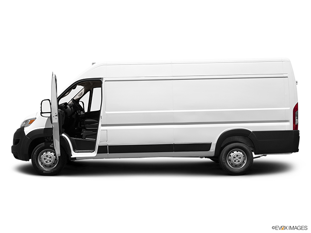 2023 Ram ProMaster Cargo Van | Driver's side profile with drivers side door open