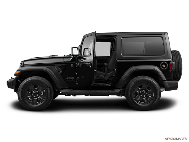 2023 Jeep Wrangler 2-Portes | Driver's side profile with drivers side door open