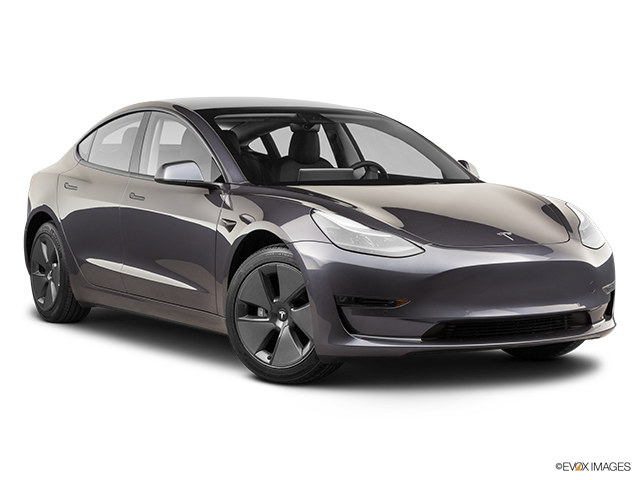 2024 Tesla Model 3 | Front passenger 3/4 w/ wheels turned