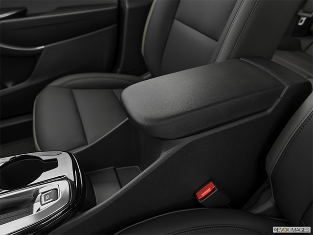 2025 Chevrolet Trax | Front center console with closed lid, from driver’s side looking down