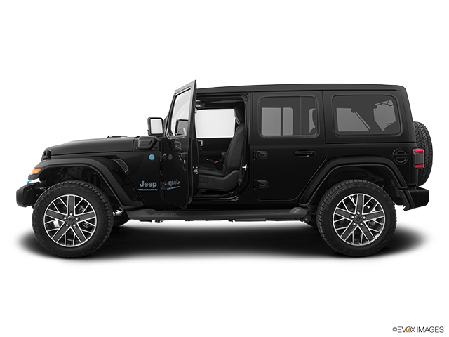 2024 Jeep Wrangler 4xe | Driver's side profile with drivers side door open