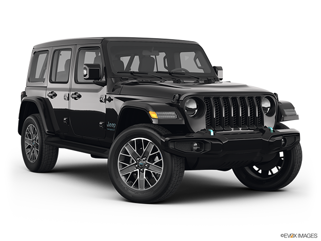 2024 Jeep Wrangler 4xe | Front passenger 3/4 w/ wheels turned