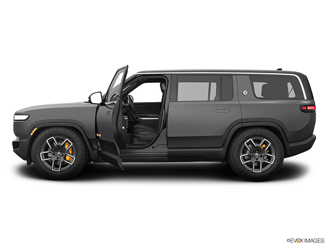 2024 Rivian R1S | Driver's side profile with drivers side door open