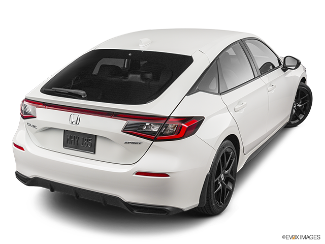 2024 Honda Civic Hatchback | Rear 3/4 angle view