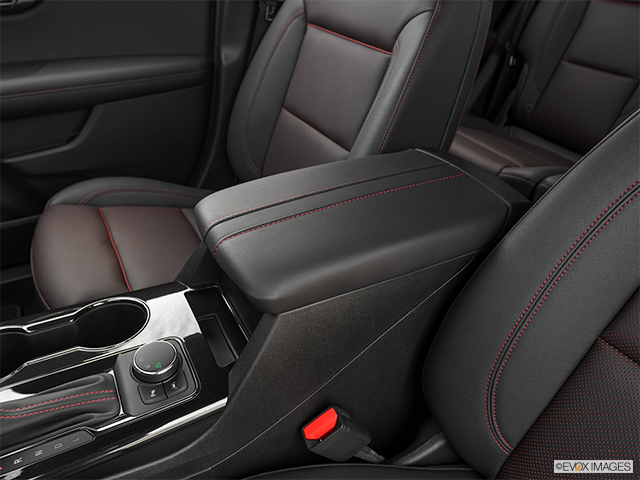 2024 Chevrolet Blazer | Front center console with closed lid, from driver’s side looking down