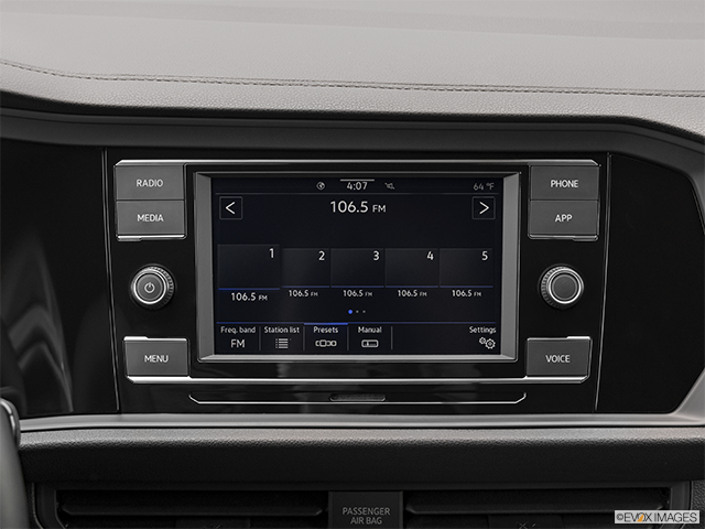 2024 Volkswagen Jetta | Closeup of radio head unit