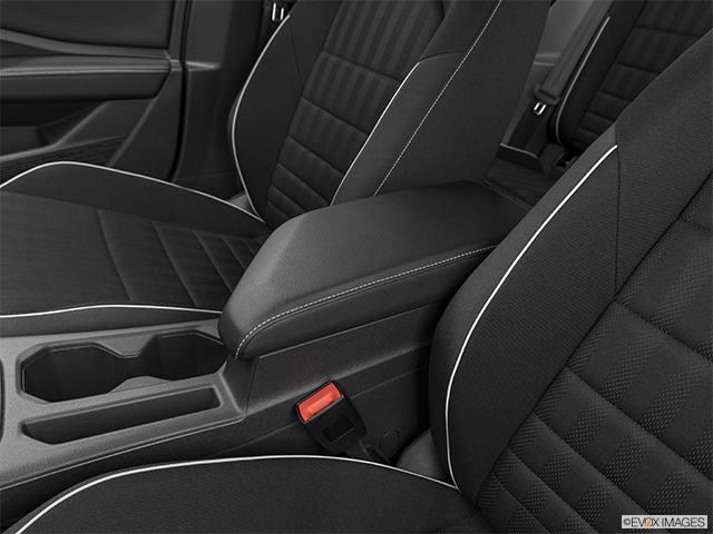 2024 Volkswagen Jetta | Front center console with closed lid, from driver’s side looking down