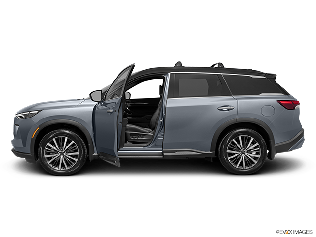 2024 Infiniti QX60 | Driver's side profile with drivers side door open