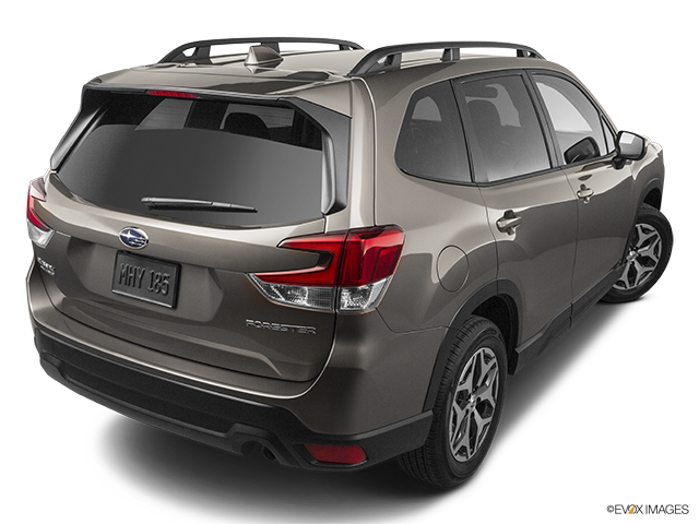 2024 Subaru Forester | Rear 3/4 angle view