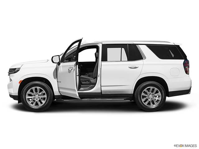 2024 Chevrolet Tahoe | Driver's side profile with drivers side door open