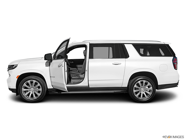 2024 Chevrolet Suburban | Driver's side profile with drivers side door open