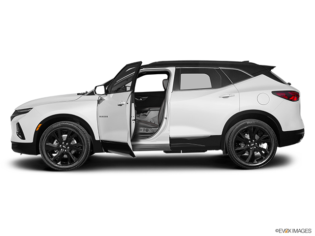 2023 Chevrolet Blazer | Driver's side profile with drivers side door open