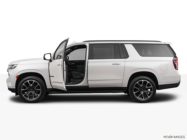 2023 Chevrolet Suburban | Driver's side profile with drivers side door open