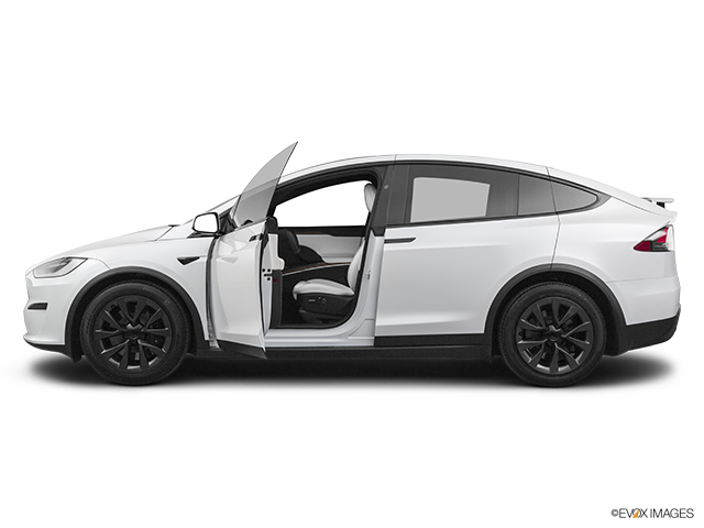 2022 Tesla Model X | Driver's side profile with drivers side door open