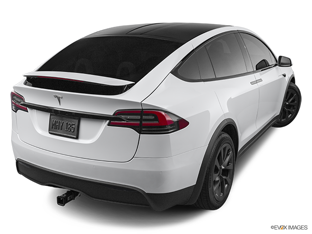 2022 Tesla Model X | Rear 3/4 angle view