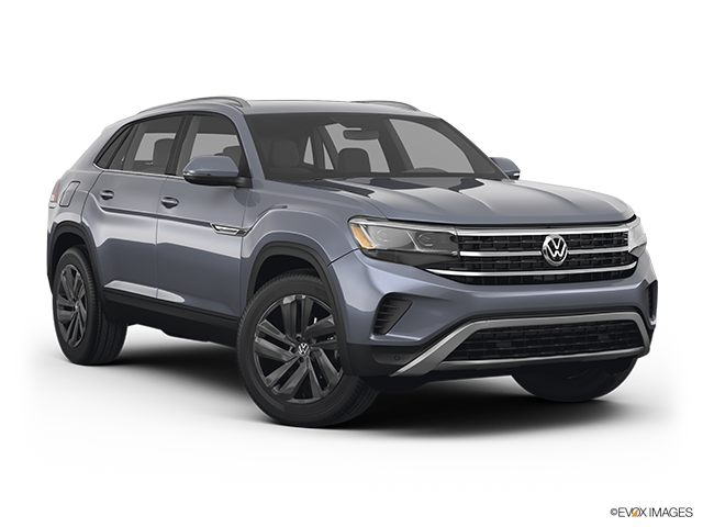 2022 Volkswagen Atlas Cross Sport | Front passenger 3/4 w/ wheels turned