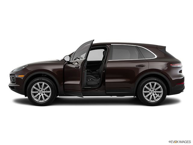 2022 Porsche Cayenne | Driver's side profile with drivers side door open