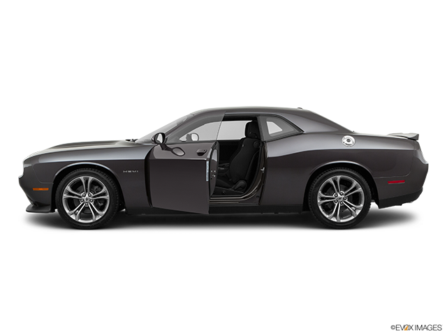 2022 Dodge Challenger | Driver's side profile with drivers side door open