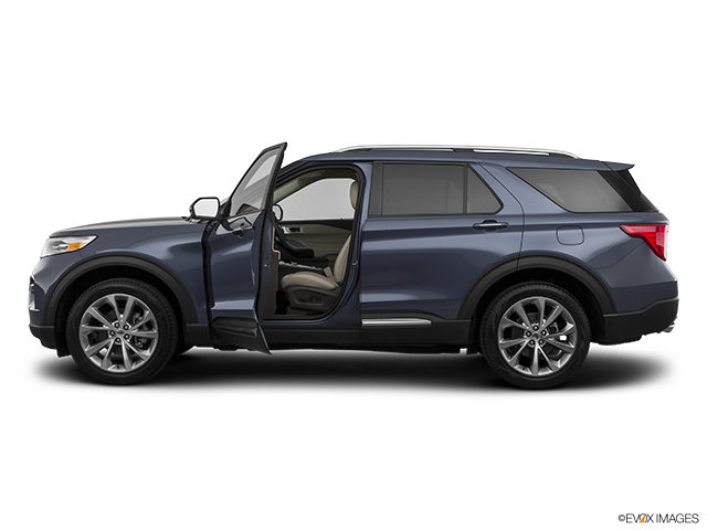 2024 Ford Explorer | Driver's side profile with drivers side door open