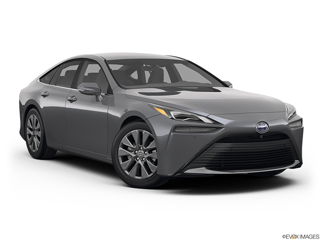 2023 Toyota Mirai | Front passenger 3/4 w/ wheels turned
