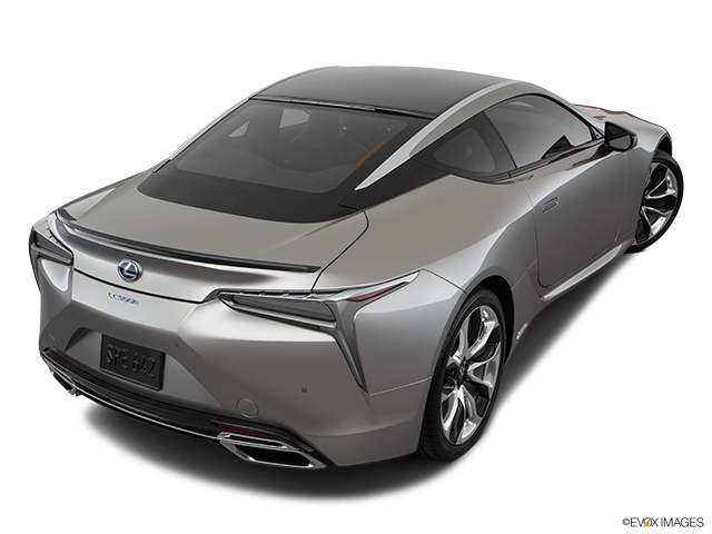 2022 Lexus LC 500h | Rear 3/4 angle view