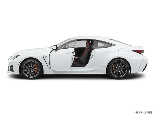2022 Lexus RC F | Driver's side profile with drivers side door open