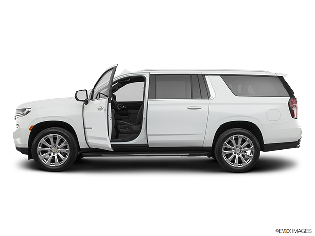 2022 Chevrolet Suburban | Driver's side profile with drivers side door open
