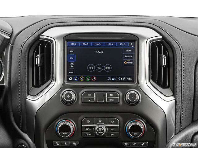 2022 Chevrolet Silverado 3500HD | Closeup of radio head unit