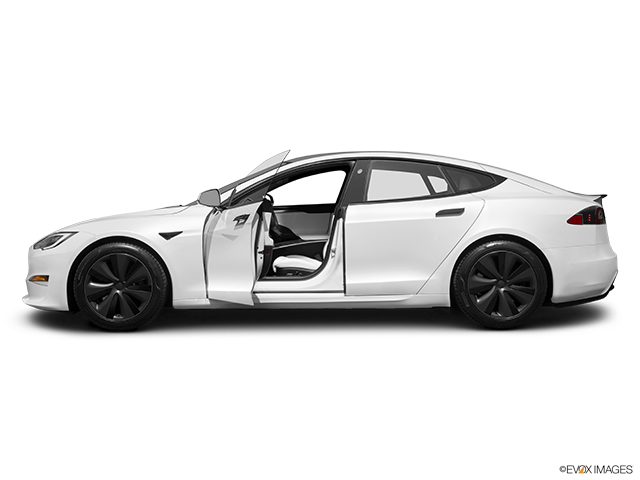 2022 Tesla Model S | Driver's side profile with drivers side door open