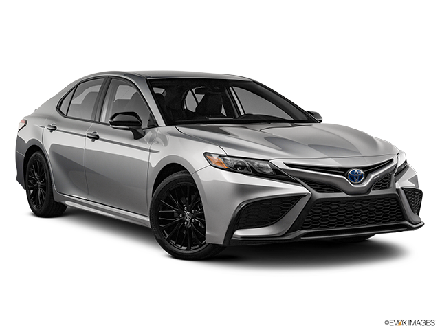 2022 Toyota Camry Hybrid | Front passenger 3/4 w/ wheels turned
