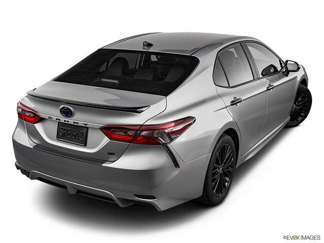 2022 Toyota Camry Hybrid | Rear 3/4 angle view