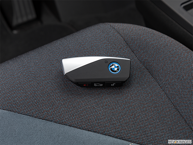 2025 BMW iX | Key fob on driver’s seat