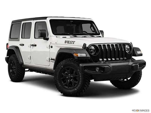 2022 Jeep Wrangler Unlimited | Front passenger 3/4 w/ wheels turned