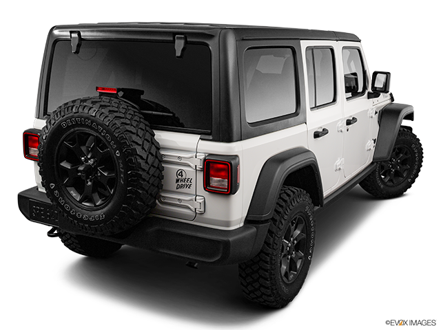2022 Jeep Wrangler Unlimited | Rear 3/4 angle view