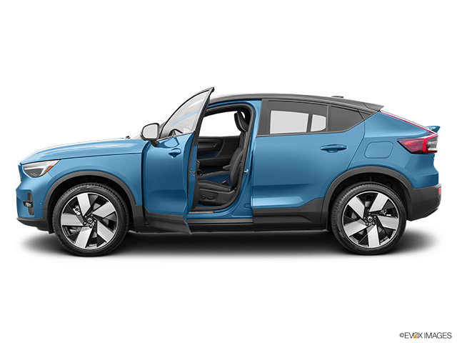 2022 Volvo C40 | Driver's side profile with drivers side door open