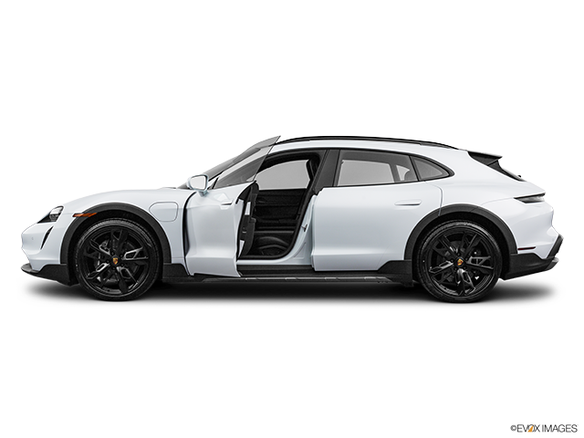 2022 Porsche Taycan | Driver's side profile with drivers side door open