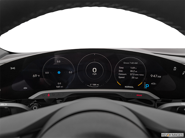 2022 Porsche Taycan | Speedometer/tachometer