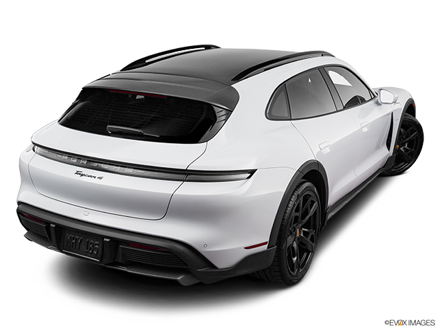 2022 Porsche Taycan | Rear 3/4 angle view