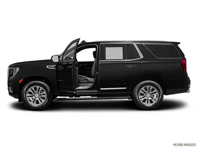 2022 GMC Yukon | Driver's side profile with drivers side door open
