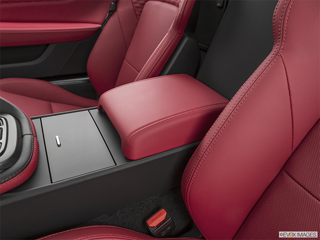 2023 Jaguar F-TYPE | Front center console with closed lid, from driver’s side looking down
