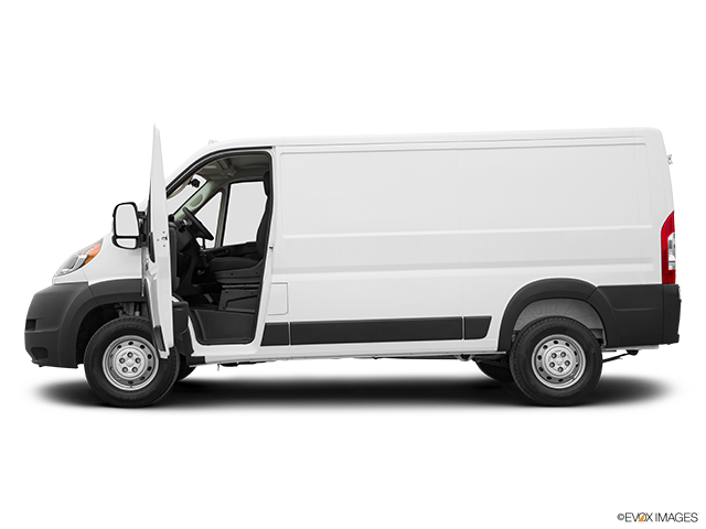 2022 Ram ProMaster Cargo Van | Driver's side profile with drivers side door open